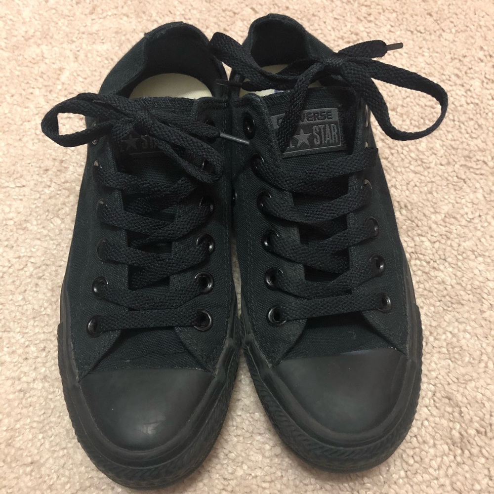 All Black Converse